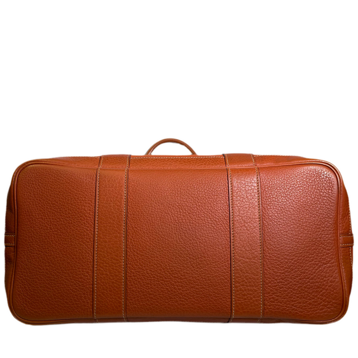Hermes Tasche Garden Party Canvas Leder rost orange Palladium