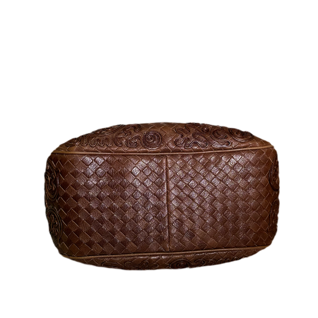 Bottega Veneta Tasche Braun Limited 2 Henkeln Messing Hardware