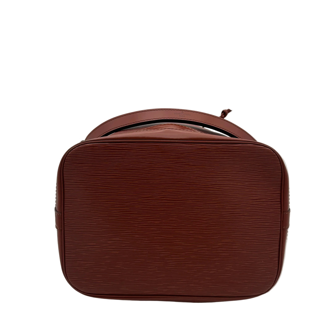 Louis Vuitton Tasche Sac Noe GM Epi Leder Cognac Hardware Messing mit Pochette