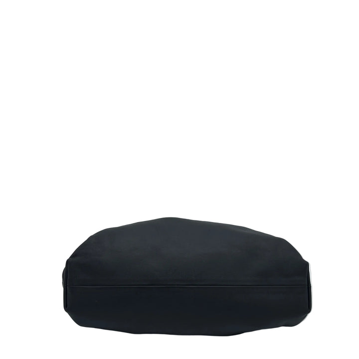 Bottega Veneta Pouch Large glatt Leder Schwarz