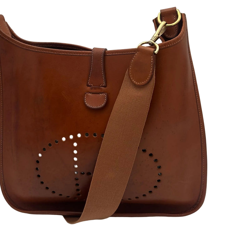 Hermes Evelyne 33 Barenia Leder Gold Hardware Gold