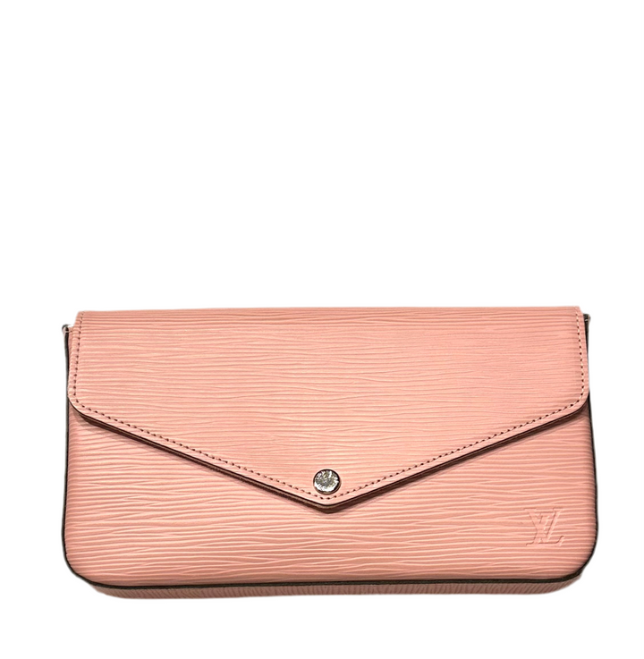 Louis Vuitton Pochette Felicie GM Epi Leder Rose mit Kettenschulterriemen