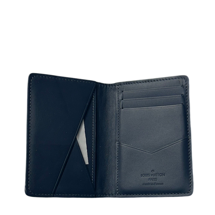 Louis Vuitton Karten Etui Monogram Shadow Navy