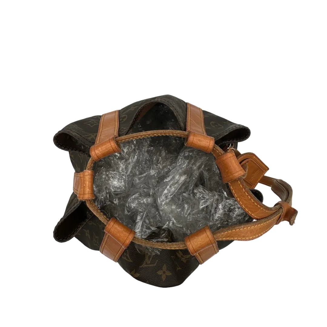 Louis Vuitton Tasche Randonnee Bucket Sling Bag GM Canvas Monogram Braun Vintage