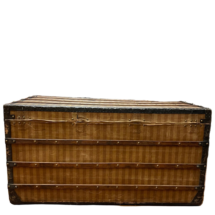 Louis Vuitton Trunk Vintage gestreift 108cmx58cm