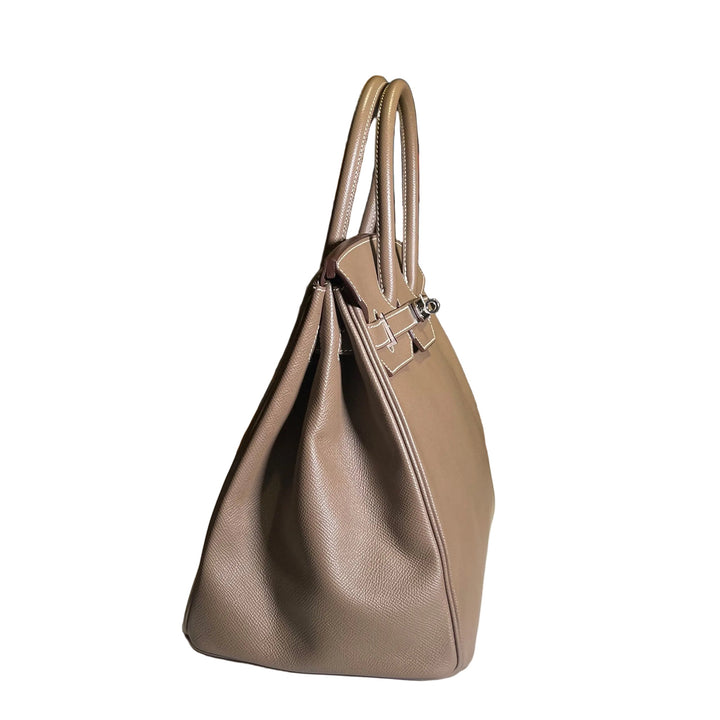 Hermes Birkin 35 Epsom Etoupe Palladium Hardware