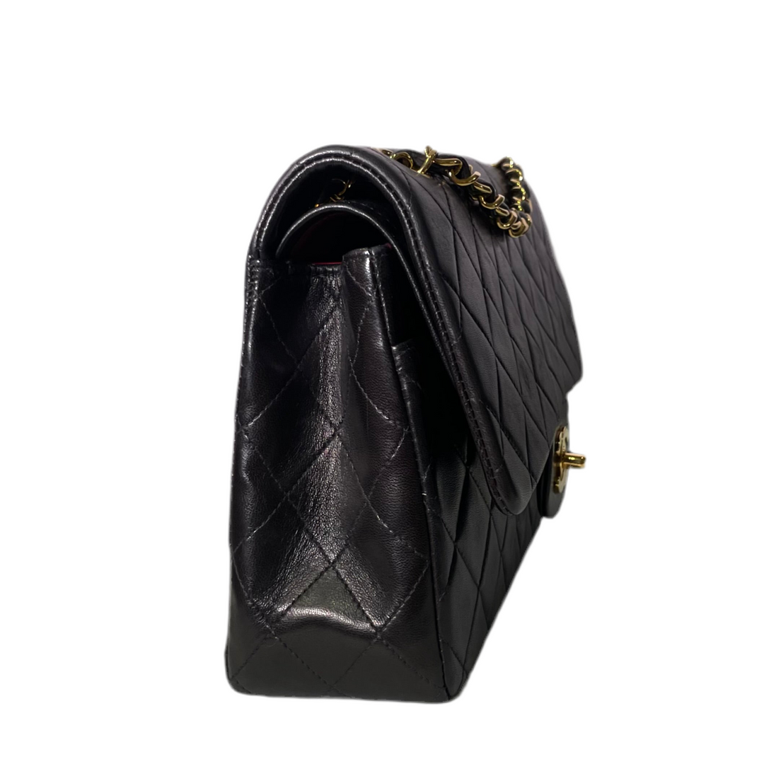 Chanel Timeless 11.12. Nappaleder braun Hardware Gold Vintage