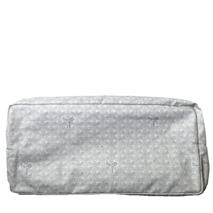 Goyard Shopper Large Rue St Honore Weiß Silber mit Pochette