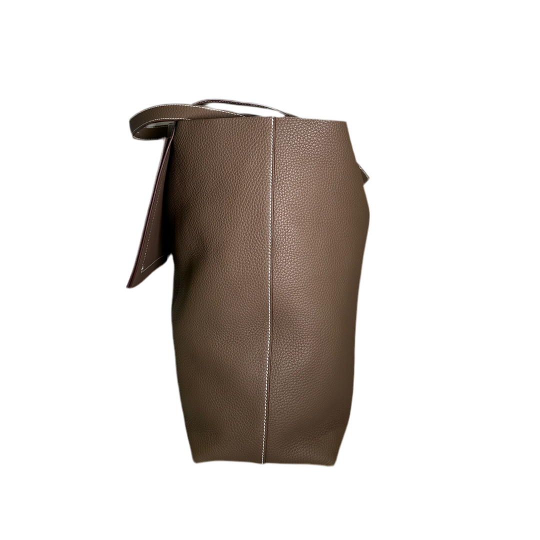 Hermes Tasche Cabasserie Tote 46 Etoup Leder Clemence Etoupe