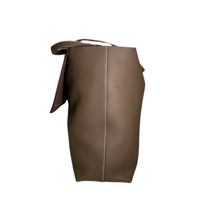 Hermes Tasche Cabasserie Tote 46 Etoup Leder Clemence Etoupe