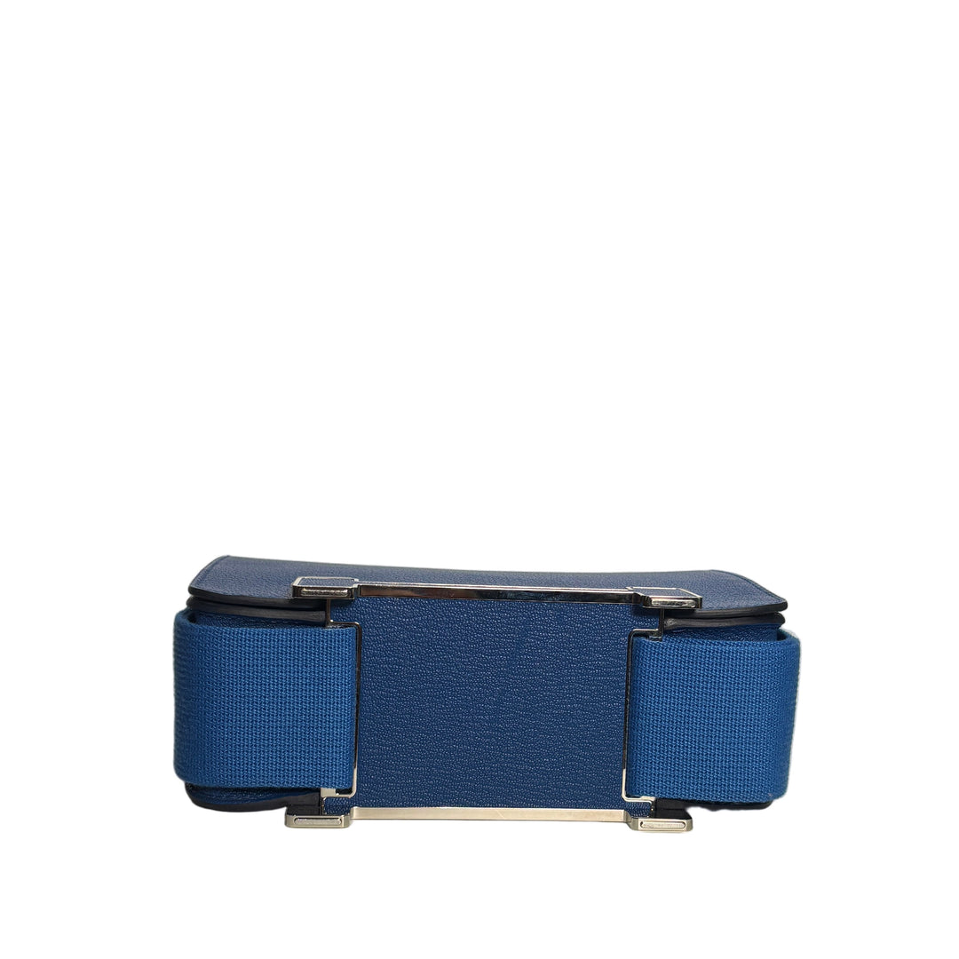 Hermes Tasche Geta Ziegenleder Palladium B= 2023