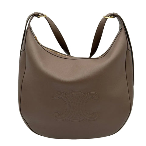 Celine Tasche Heloise Large Schlammfarbe Hardware Gold mit Pochette