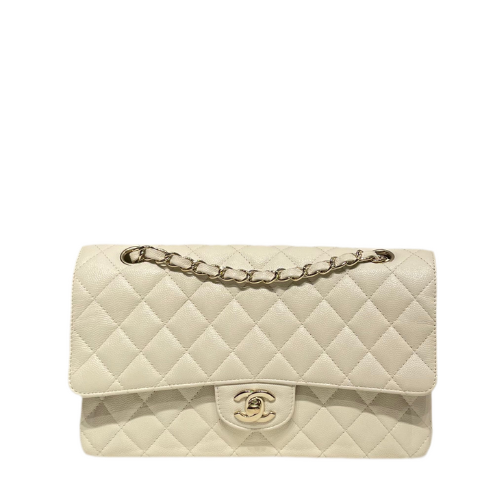 Chanel Tasche Classic 11.12 beige Caviar Eisgold ID23513811