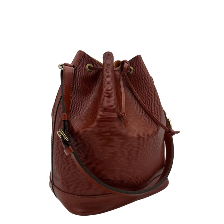 Louis Vuitton Tasche Sac Noe GM Epi Leder Cognac Hardware Messing mit Pochette