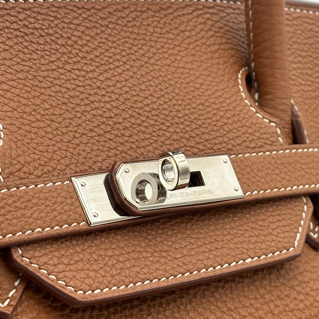Hermes Birkin 40 Togo Leder Gold Hardware Palladium