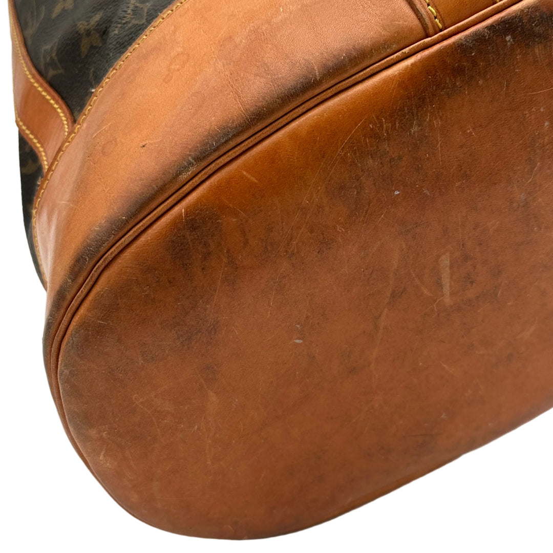 Louis Vuitton Tasche Randonnee Bucket Sling Bag GM Canvas Monogram Braun Vintage