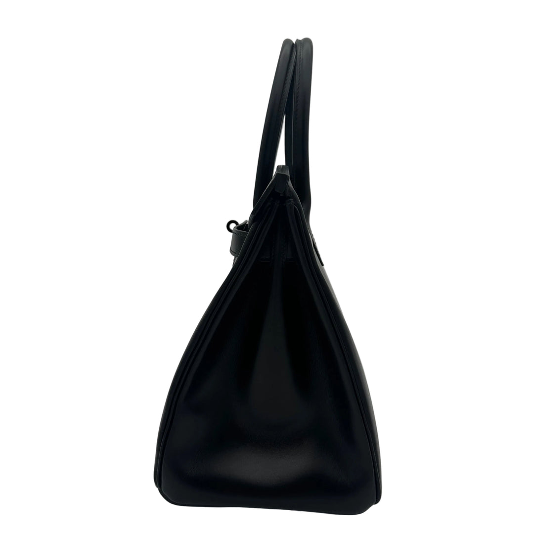 Hermes Birkin 30 So Black Box Leder Hardware Schwarz