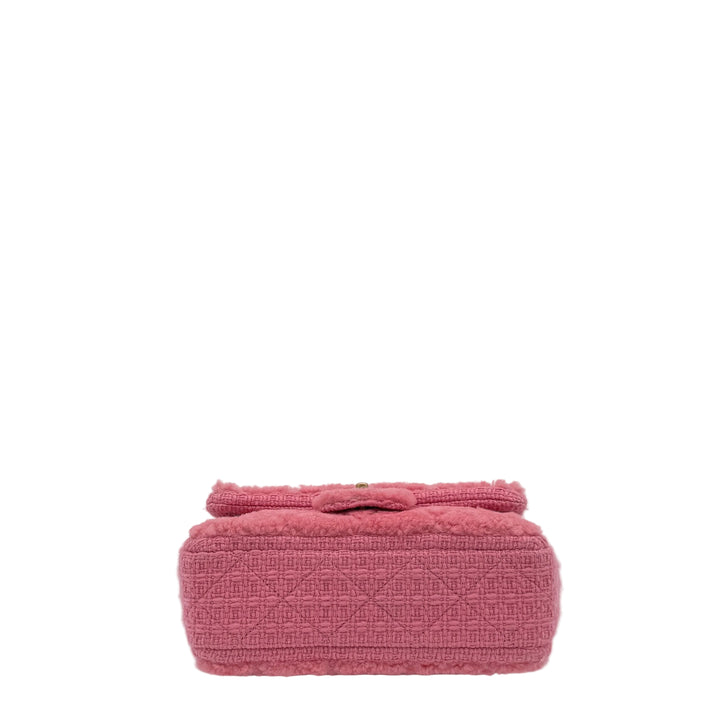 Chanel Flapbag Rosa CC Gequilte
Scharfwolle Tweed