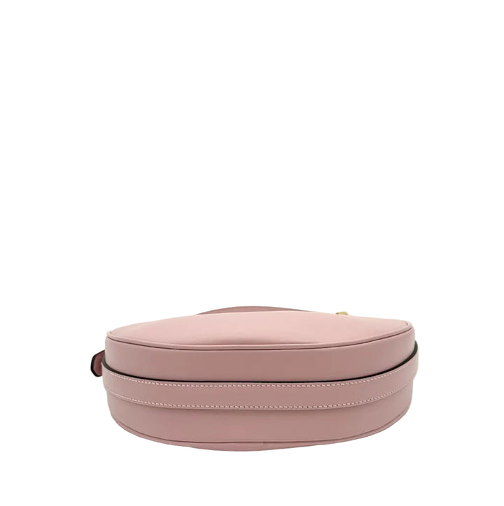 Prada Tasche Arqué Small Leder Alabaster Logo mit Schulterriemen