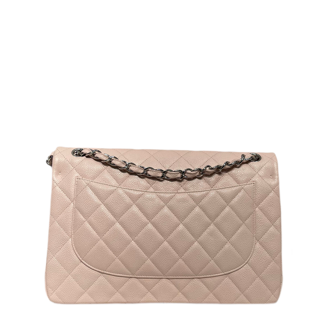Chanel Tasche Classic Jumbo rosa Caviar
Silber ID =2013/2014