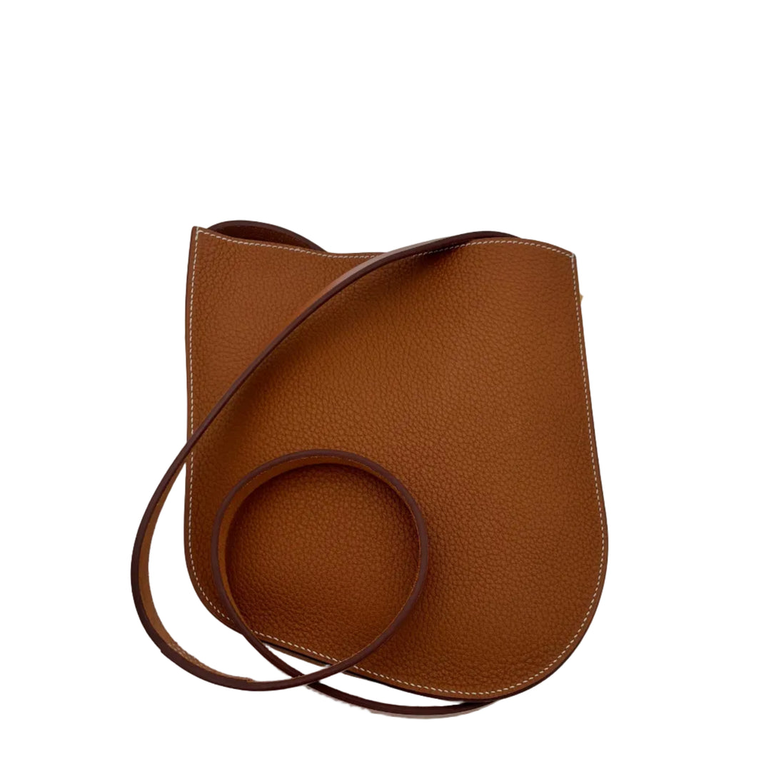 Hermes Tasche Perspective Cavalier 21 Togo Leder Vache Gold Hardware Gold