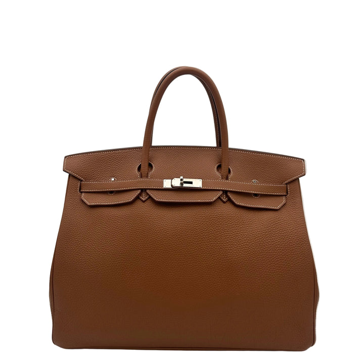 Hermes Birkin 40 Togo Leder Gold Hardware Palladium