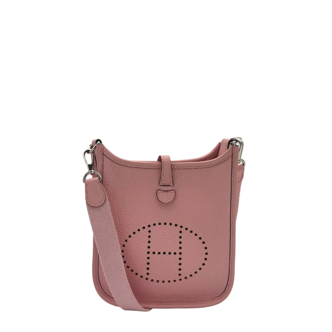 Hermes Evelyne 16 Clemence Rose Sakura Hardware Palladium