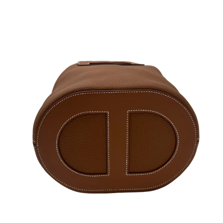 Hermes In the Loop 23 Clemence Leder Gold Hardware Palladium