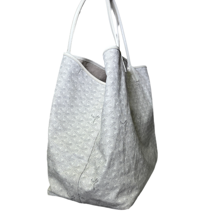 Goyard Shopper Large Rue St Honore Weiß Silber mit Pochette