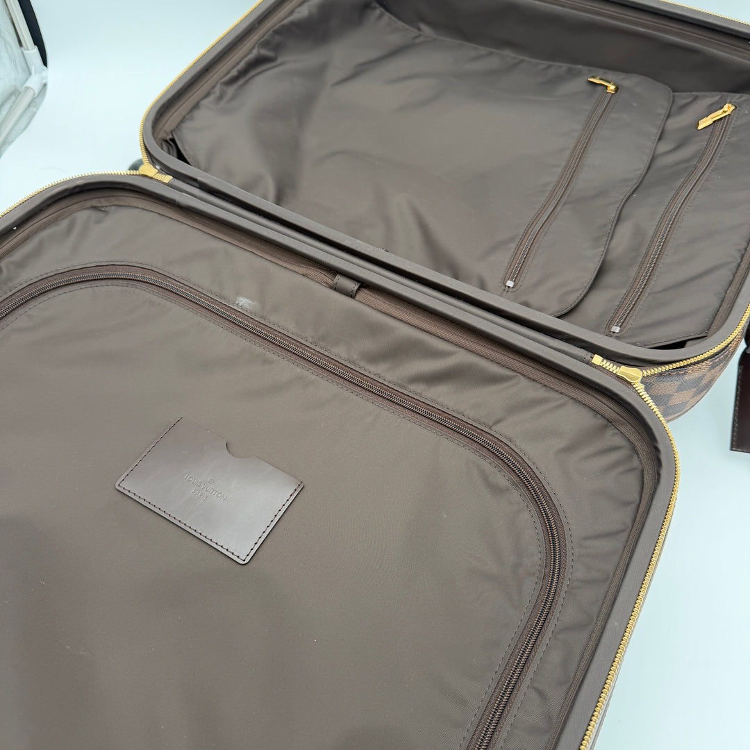 Louis Vuitton Trolley Zephyr 55 Canvas Damier Leder Ebene 4 Rollen