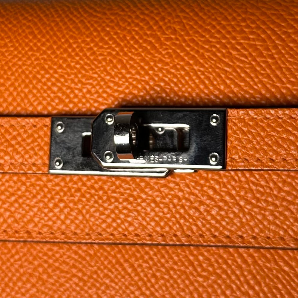 Hermes Kelly to go Epsom Leder Orange Farbcode 93 Hardware Palladium