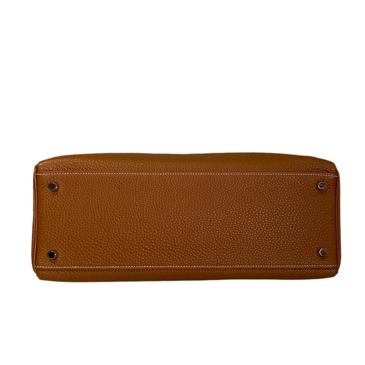 Hermes Kelly 35 Retourne Togo Gold HW Palladium