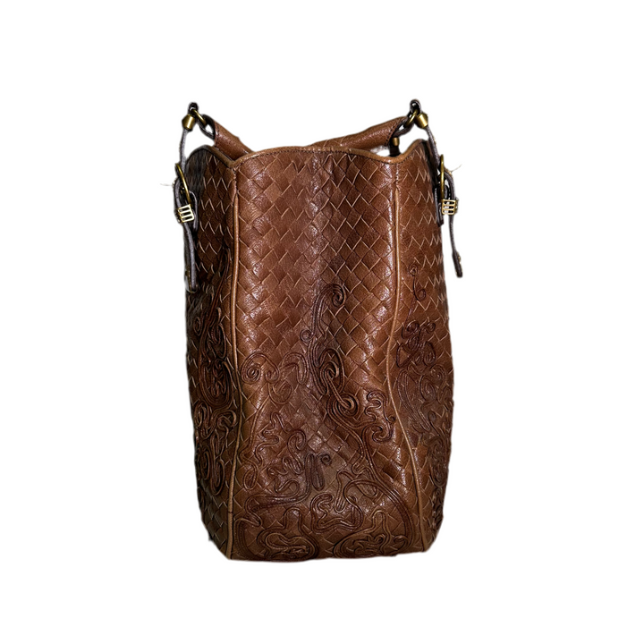 Bottega Veneta Tasche Braun Limited 2 Henkeln Messing Hardware