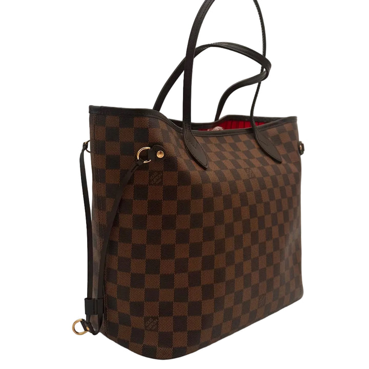 Louis Vuiton Never Full MM Damier mit Pochette