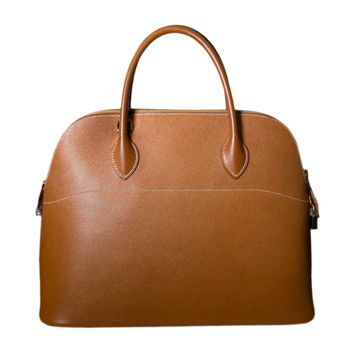 Hermes Bolide 37 Epsom Leder Gold HW Gold Y 1995