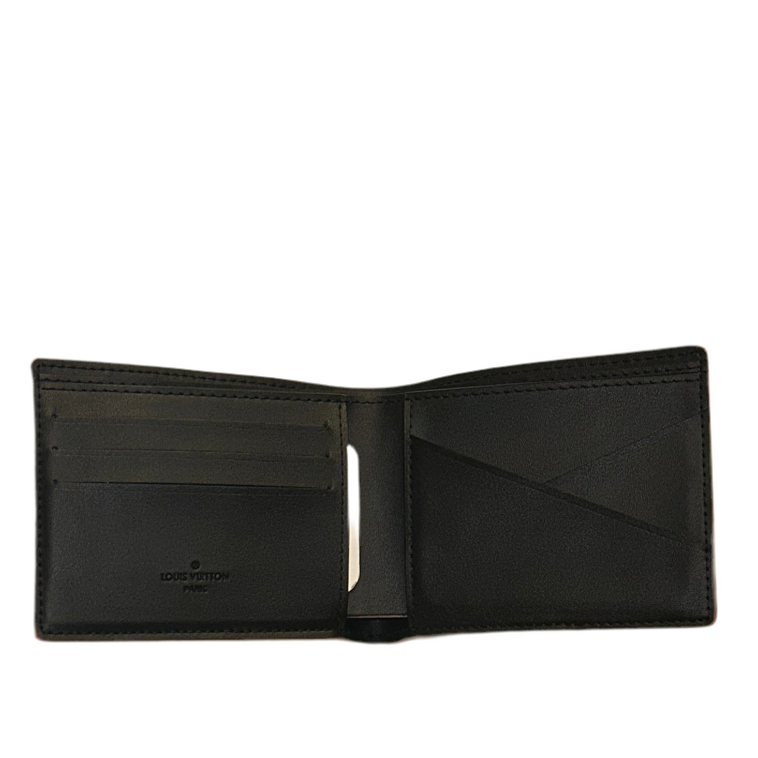 Louis Vuitton Wallet Damier Cobalt Race Graphit Orange