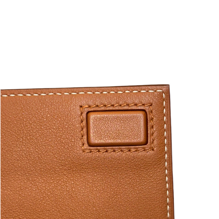 Hermes Clutch Cut Shadow Birkin Swift 29 Gold