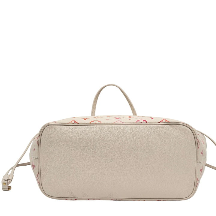 Louis Vuitton Tasche Neverfull
MM Empreinte Sunrise Aquarelle Limited Leder Creme Rosa Verlauf