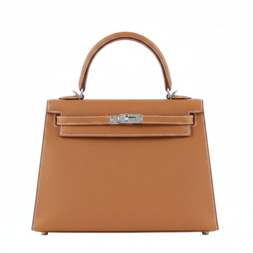 Hermes Kelly 25 Epsom Leder Gold Sellier Hardware Palladium 2026