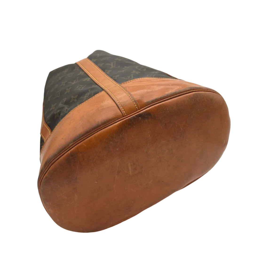 Louis Vuitton Tasche Randonnee Bucket Sling Bag GM Canvas Monogram Braun Vintage