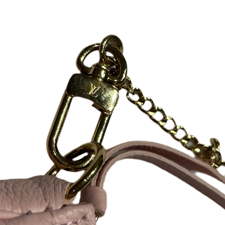 Louis Vuitton Pochette Accesoire Leder Rosa Pink Hardware Gold