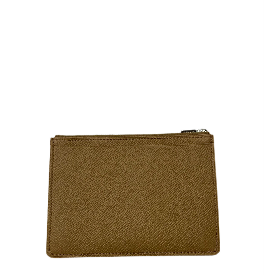 Hermes Geldbörse Slim Wallet Leder Epsom Hatdware Palladium