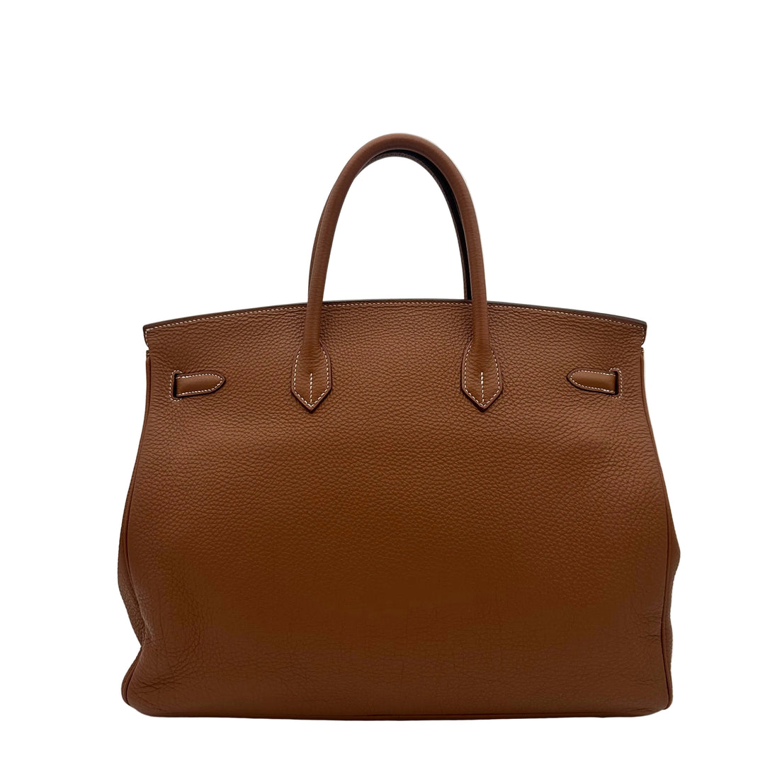 Hermes Birkin 40 Togo Leder Gold Hardware Palladium