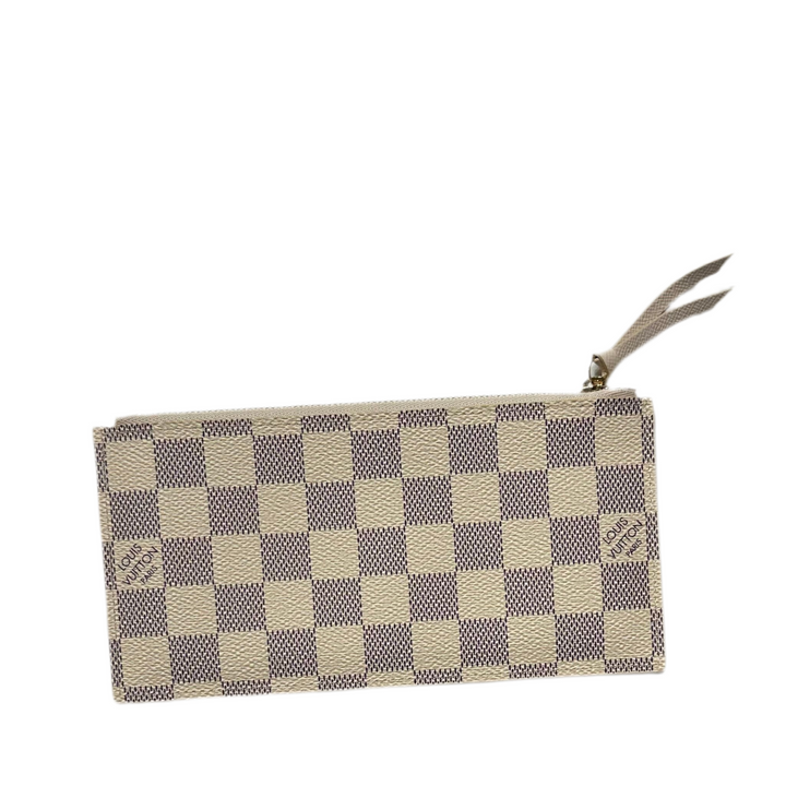 Louis Vuitton Pochette Felicie Damier Azur Limited Edition Rosa Gold Hardware Gold