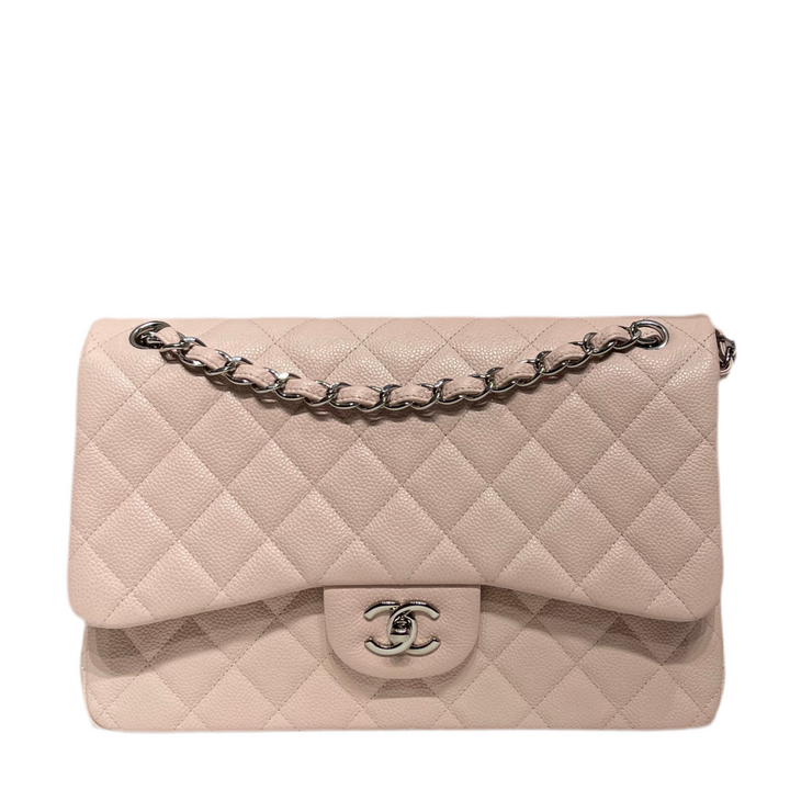 Chanel Tasche Classic Jumbo rosa Caviar
Silber ID =2013/2014
