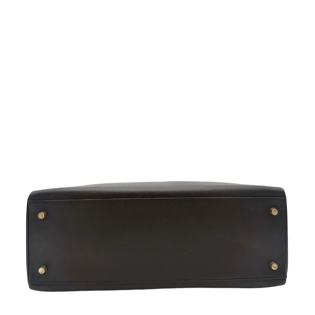 Hermes Kelly 35 Retourne Epsom Leder Braun Hardware Gold