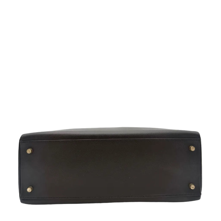 Hermes Kelly 35 Retourne Epsom Leder Braun Hardware Gold