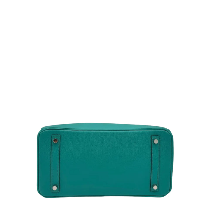 Hermes Birkin 30 Bleu Paon EpsomLeder Hardware Palladium