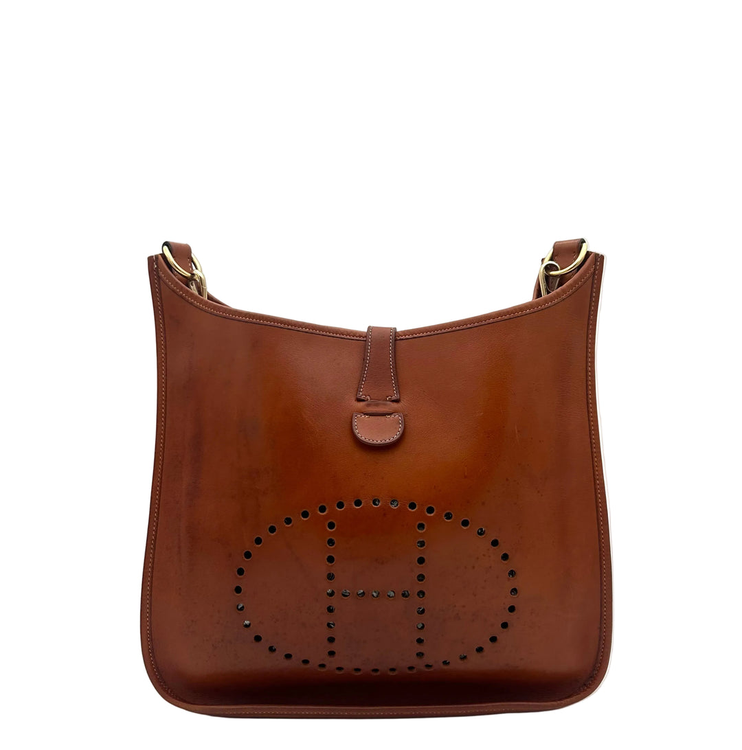 Hermes Evelyne 33 Barenia Leder Gold Hardware Gold