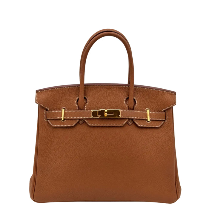 Hermes Birkin 30 retourne Togo Leder Gold Hardware Gold 2026